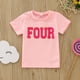 thumbnail image 4 of Gibobby blusas y camisas para Niñas Camisas para cumpleaños de niños, camiseta de manga corta con bordado de letras, Tops de regalo para niños y niñas (Rosa, 2-3 Años), 4 of 5