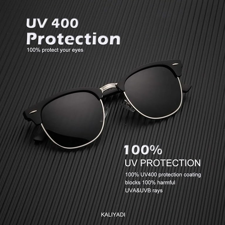Marfil Titan Polarized Sunglasses - Matte Finish, UV400 Protection, TR90 Unbreakable Frame For Men & Women