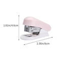 thumbnail image 3 of Mini Stapler Labor-Saving Binding Machine | Compact Handheld Office Desk Stapler | Easy One-Finger Press | Fits 26/6 Staples | Binds 2-36 Sheets | Includes 1 Box Staples | Portable 6x4.5x2.7cm, 3 of 6