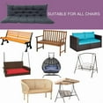 thumbnail image 3 of XXLYY Porch Swing Cushions, Waterproof Swing Replacement Cushions with Backrest and Ties, Garden Bench Seat Cushion, Outdoor Porch Patio Swing Non-Slip Chairs Pad, 3 of 8
