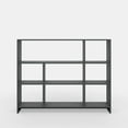 thumbnail image 5 of Ada Home Decor Lavina 3 Tier Open Shelf Cube Modern Bookcase, Anthracite, 5 of 7