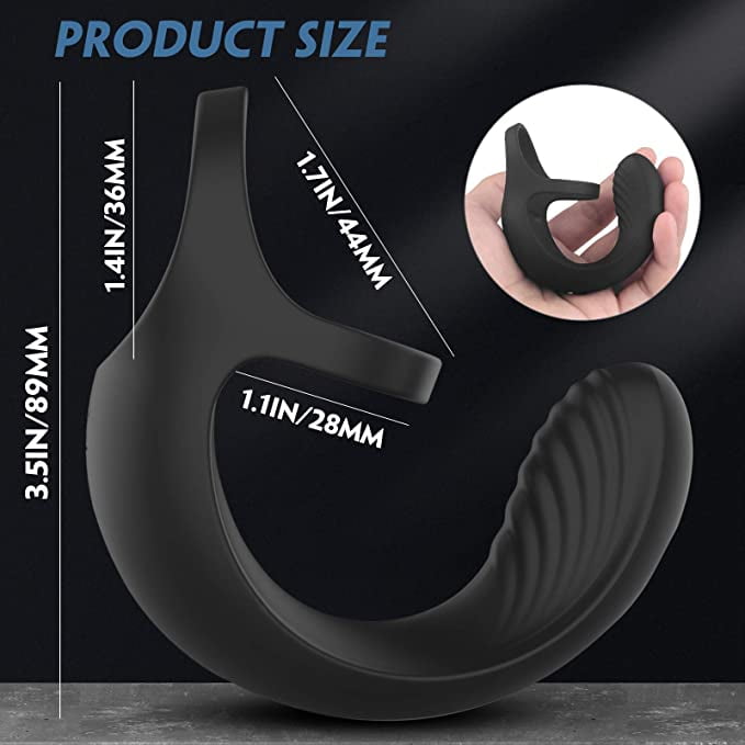 Couple cock ring ,Penis Ring Vibrator for Men, Vibrating Ring Cock,Penis  Rings Couple Ring Erection Male -Wearable Silicone Ring for Couples Men's  Training Ring,Effective Delayed ejaculation of G-spot 