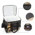 thumbnail image 6 of FORMRS Insulated Cooler Bag 24 Cans Capacity Soft Leakproof Lunch Box with Side Pockets, Retro Halloween Cat, 6 of 7
