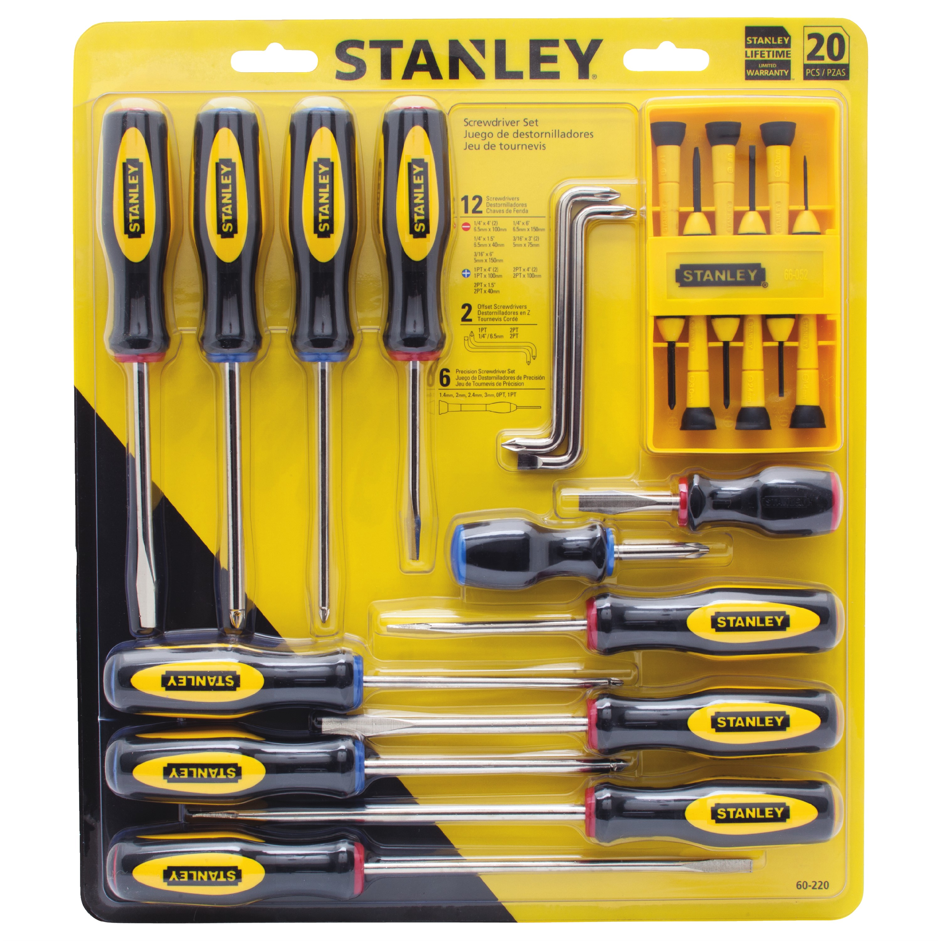 Stanley 60-220 20件套螺丝刀
