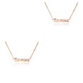 thumbnail image 4 of Guardurnaity Letra inglesa Doce Signo del zodiaco Constelaciones Tema Amistad Collar Ins Colgante para Amante Amigo Festival Regalos Oro rosa acuario Acuario 2piezas Guardurnaity CBP215927, 4 of 6
