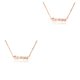 thumbnail image 3 of Sonducket Letra inglesa Doce Signo del zodiaco Constelaciones Tema Amistad Collar Ins Colgante para Amante Amigo Festival Regalos Oro rosa acuario Acuario 2piezas Sonducket CBP215927, 3 of 6