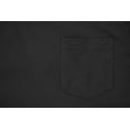 thumbnail image 3 of 100% Cotton Pocket T-Shirt BLACK 6XL #481A, 3 of 4