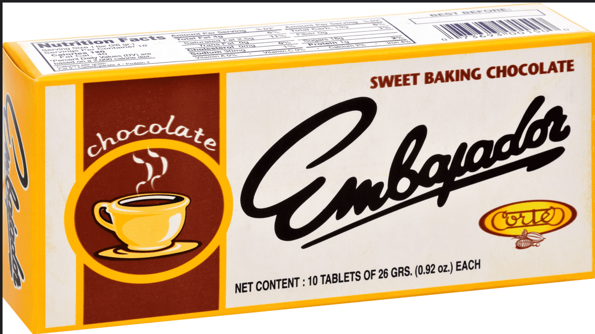 Goya Foods Embajador Chocolate, Dominican Delight, 9.17 oz