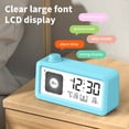 thumbnail image 4 of Danhjin Alarm Clock Digital Electronic Clock LED Display Electronic Clock Stereo Digital Display Snooze Alarm Clock 12/24H Switching Countdown Time, 4 of 6
