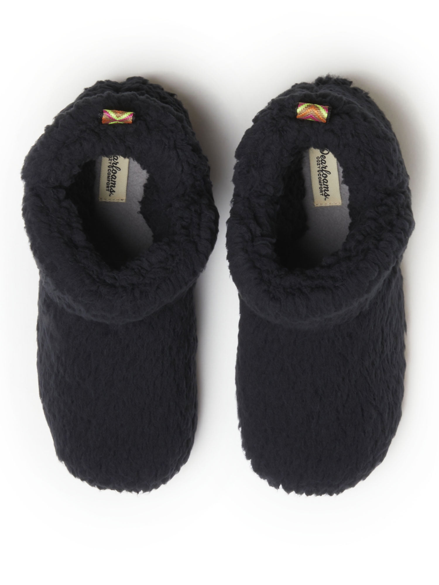 Dearfoams Cozy Comfort Women's Teddy Bootie Slippers