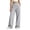 Grey, variant on Gunia Little Girls Sweatpants Joggers School Uniformss Baggy Wide Leg Sweat Pants Sweatpants Elastic Waist Joggers Pants Preppy Clothes For Kids Athletic Pants Army Green 5-6 Years