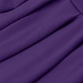 thumbnail image 7 of Sngxgn Women's Casual Basic Versatile Flared Pleated Mini Skater Skirt with Shorts(Purple,L), 7 of 7