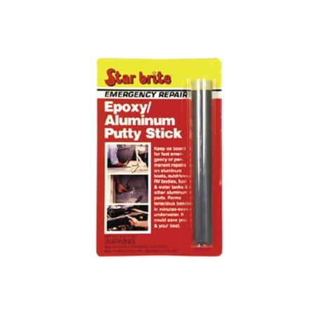 Star Brite Emergency Repair Epoxy Aluminum Putty Stick 4oz (The Best Aluminum Boat)