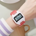 thumbnail image 6 of Multifunctional Waterproof Digital Watch for Daily Wear - Stylish & Comfortable Electronic Timepiece with Alarm, Stopwatch, and Calendar - Ideal for Casual & Outdoor Use C, 6 of 8