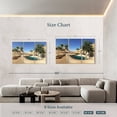 thumbnail image 4 of Elephant Stock Oasis In The Desert Wall Art - Horizontal Multi Panel Canvas - Living Room Wall Decor - Nature Multi Panel - Brown And Teal Decor - 65" x 42", 4 of 8