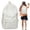 J_White, variant on Polka Dot Backpack, Cute Coquette Backpack, Aesthetic Piano Design Back Pack Kawaii Daypack with Pendant, Piano Backpack, Classroom Essentials, Black