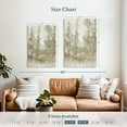 thumbnail image 4 of Elephant Stock Thicket Of Trees Ii Wall Art - Vertical Canvas Wall Art - Living Room Wall Decor - Abstract Canvas - Beige And Gold Decor By Tim O'toole - 26" x 39", 4 of 8