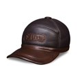 thumbnail image 1 of Plain Baseball Cap, Men Structured PU Classic Baseball Cap Hat,Winter for Elderly Father ,Fashion, 1 of 5
