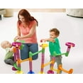 thumbnail image 2 of dazzling toys marble run race coaster long lasting 58 piece set with 43 building blocks plus 15 race marbles improving your child's motor skills and brain function, 2 of 8