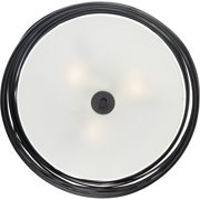 Spiral 3-Light Mystic Black Pendant Light