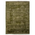 thumbnail image 2 of Rugsotic Carpets Hand Knotted Persian, Oriental Wool Area Rug, Green,Cream, 3'x5', 2 of 5