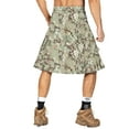 thumbnail image 2 of Men's Kilt Camo Scottish Utility Kilt, 25" Mens Kilt, Irish Highland Hybrid Kilts with Pockets, 2 of 3