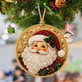 thumbnail image 7 of WEIOUKC 6PCS Wooden Christmas Ornaments Diamond Painting Kits for Adults, Christmas Diamond Art Hanging Pendant DIY Single-Side Craft Kit, for Tree & Wall Decor, 7 of 7