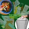 thumbnail image 6 of 9in Tall Wire Mesh Waste Basket, Small Round Open Top Wastebasket, Recycling Bins Garbage Waste Baskets, Wire Mesh Desk Can for Bathroom Bedroom Office School,Black - 3PCS, 6 of 12