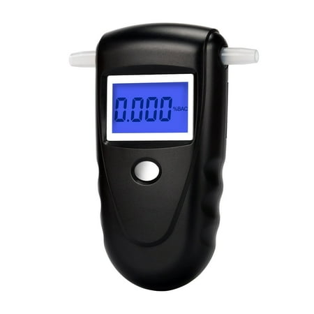 Aoxin Professional Digital Breathalyzer, Portable Breath Alchol Tester with 10 Mouthpieces