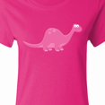 thumbnail image 4 of Inktastic Pink Dinosaur Women's T-Shirt, 4 of 5