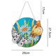 thumbnail image 4 of Cuadros Decorativos 5D Floral Animal colgante lindo DIY embalaje decoración para decoración de casa regalos artesanales Tmvgtek embutido en tela, 4 of 4