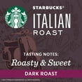 thumbnail image 3 of Starbucks Dark Roast K-Cup Coffee Pods — Italian Roast for Keurig Brewers — 1 box (16 pods), 3 of 6