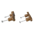 thumbnail image 3 of Set Of 2 Western Nautical Marine Trout Fish Faux Wooden Cabinet Bar Pull Knobs, 3 of 9