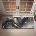 thumbnail image 2 of Gray Marble Gold Wave Pattern Door Rugs,Washable Non Slip Door Mats Indoor,Decorative Door Mats,Entry Mat Indoor for Entrance,Bedroom,Kitchen,Bathroom,16"x47", 2 of 6