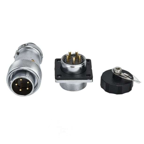 Conector de panel macho hembra de metal BuyWeek con clavija 5 clavijas WS20