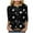 Gray, variant on TTUHYWXI Christmas Shirts for Women Christmas Tree Printed Tshirts 3/4 Length Sleeve Round Neck Tops (Red, M)