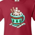 thumbnail image 4 of Inktastic Holiday Marshmallows in Hot Chocolate Youth T-Shirt, 4 of 5