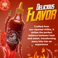 thumbnail image 2 of Fusion Select 10 Oz Sriracha Hot Sauce - Gourmet Spicy & Sweet Chili Sauce Seasoning for Cooking, Pizza, Stir Fry, Chicken, Meat, Taco - Made from Sun Dried Chilies, Natural Color, 2 of 6