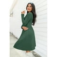 thumbnail image 6 of Yawrut Womens V-Neck Maternity Dresses Nursing Breastfeeding Dress With Pockets, 6 of 8