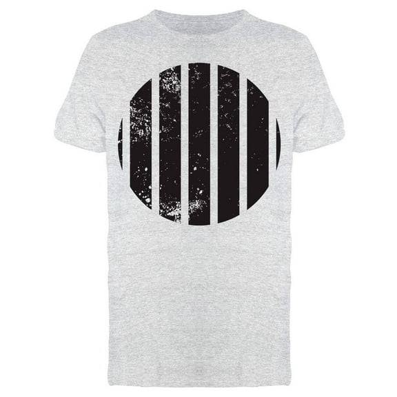 Striped Circle Grungy Tee Men's -Image by Shutterstock