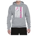 thumbnail image 2 of Survivor Awareness Flag Awareness Unisex Graphic Hoodie Sweatshirt, Heather Grey, 3XL, 2 of 3