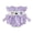 Purple, variant on RUINIXCW Baby Girl Halloween Outfit Baby Girls Summer Fall Clothes Gingham Plaid Bubble Romper Pumpkin Witch Hat Embroidery Flying Sleeve Jumpsuit Playsuit with Bow