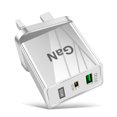 thumbnail image 4 of Cargador GaN de 65W 2 puertos QC3.0 para iPhone 13 Pro Xiaomi Samsung Tablets Phone, 4 of 8