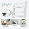 thumbnail image 4 of 4 Tier Floor Standing Bookshelf Cabinet Magazine Holder Brochures Display Stand Storage Rack, 4 of 12