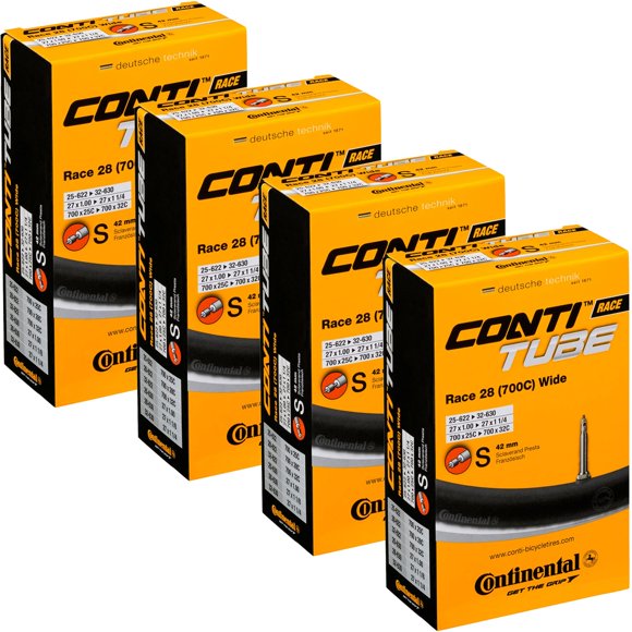 Tubos interiores Continental Race 28 anchos 700x25-32c 42mm (x4)
