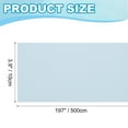 thumbnail image 2 of Uxcell 197"x3.9" Papel Tapiz Azul Claro, Papel Contacto de Pelar y Pegar, Papel de Pared de Vinilo de Color Sólido, 2 of 7