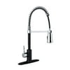 Dura Faucet NMK504MBSN Spring Coil Pull-Down RV Kitchen Faucet, Matte Black