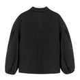 thumbnail image 4 of YONGHS Kids Boys Medieval Pirates Tops Shirts Renaissance Retro Pullover Lace up Halloween Costume Black 3-4, 4 of 5