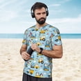 thumbnail image 4 of Wukai Building Truck Print Men's Short-Sleeved Mesh T-Shirt,Quick-Dry Short Sleeve Workout T-Shirt-Small, 4 of 8