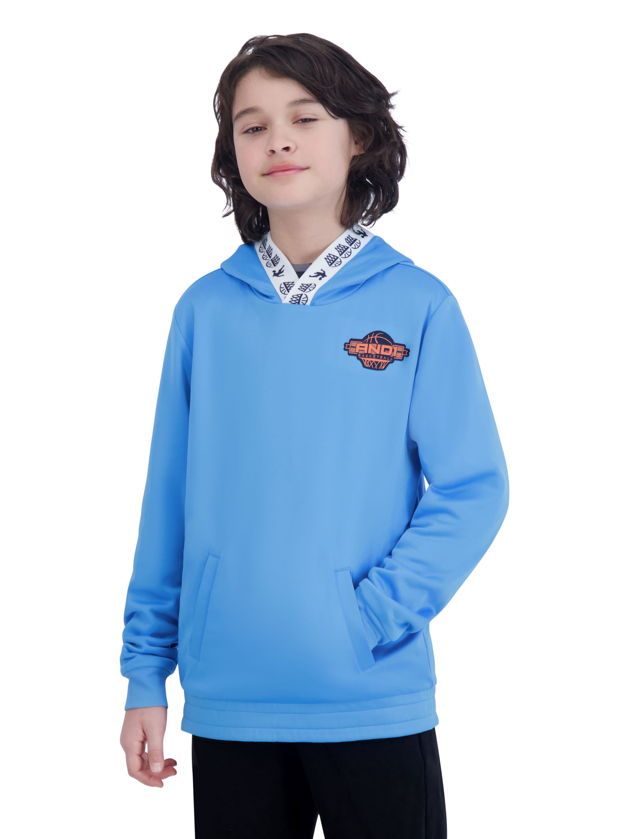 And1 Boys Reversible Active Pullover Hoodie, Sizes 4-18